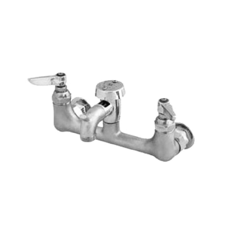 T&S Brass B-0674-RGHM Service Sink Faucet 8" Centers 4-3/4" From Wall To Center Of Outlet