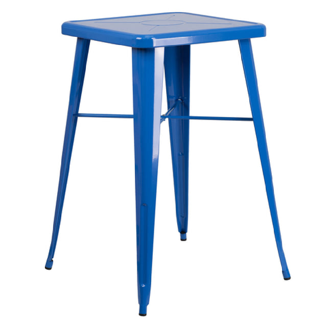 Flash Furniture CH-31330-BL-GG Table 23-3/4"W X 23-3/4"D X 40"H (footprint: 27-3/4"W X 27-3/4"D)