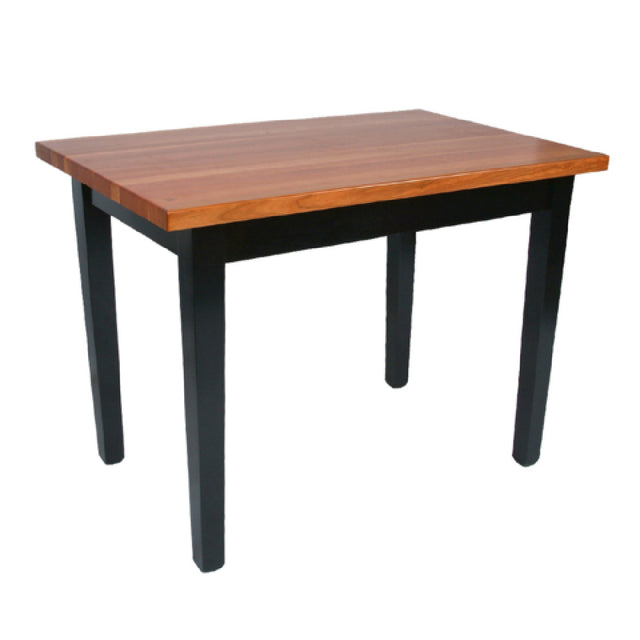 John Boos RN-C6024 Rouge Et Noir Le Classique Table 60"W X 24"D X 35"H Overall Size