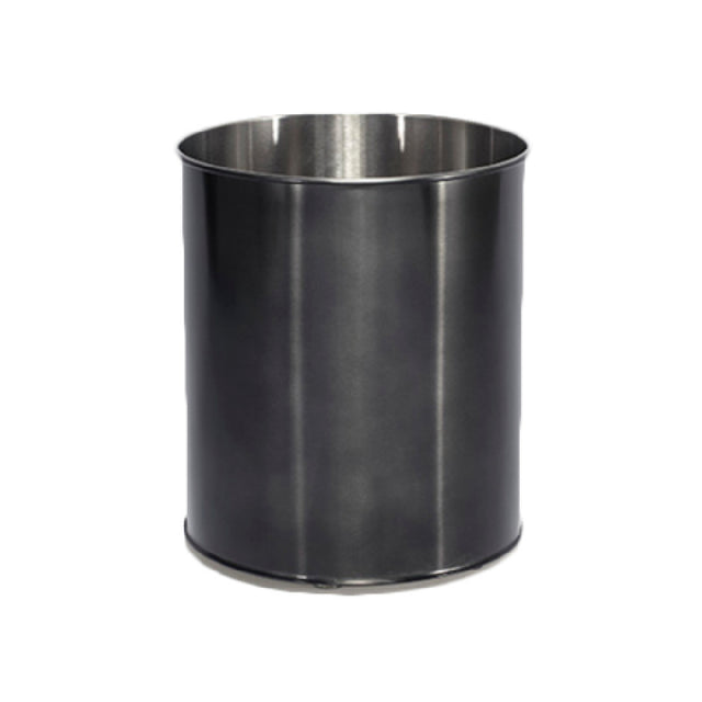 FOH RWA024BKS21 Tokyo Cylinder/ Riser/Waste Can 5-1/4 Qt. 8" Dia. X 9"H