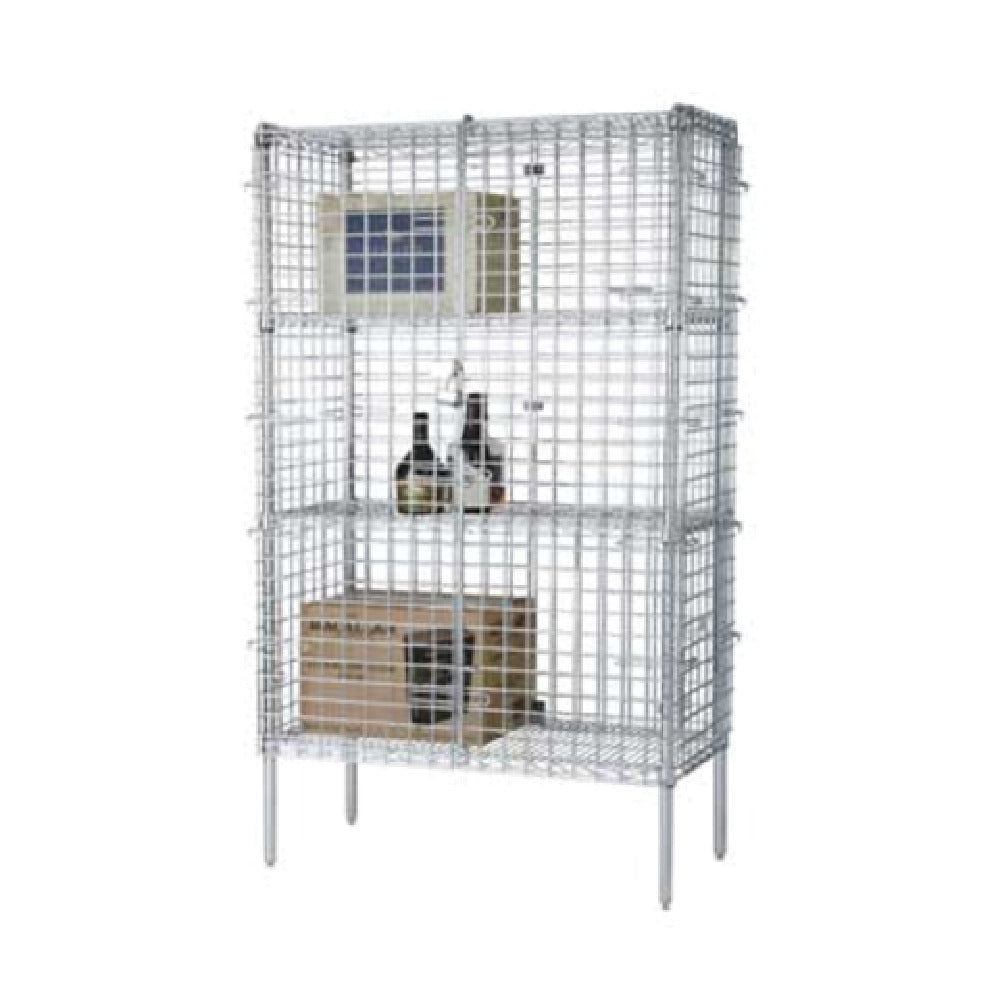 1880 Hospitality FSSEC18604 Focus Foodservice Security Cage Complete Stationary Kit