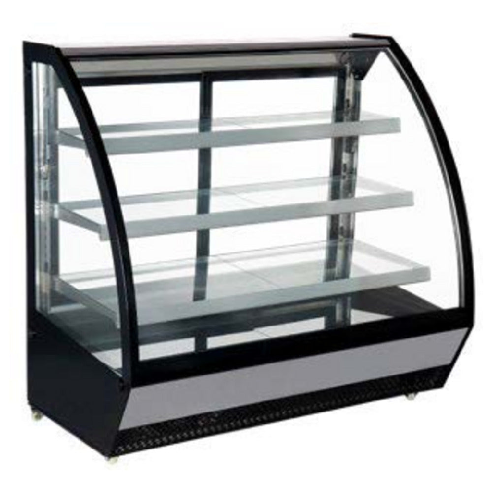 Omcan 46471 (RS-CN-0860) Refrigerated Display 60" Curved Front Lift-up Glass