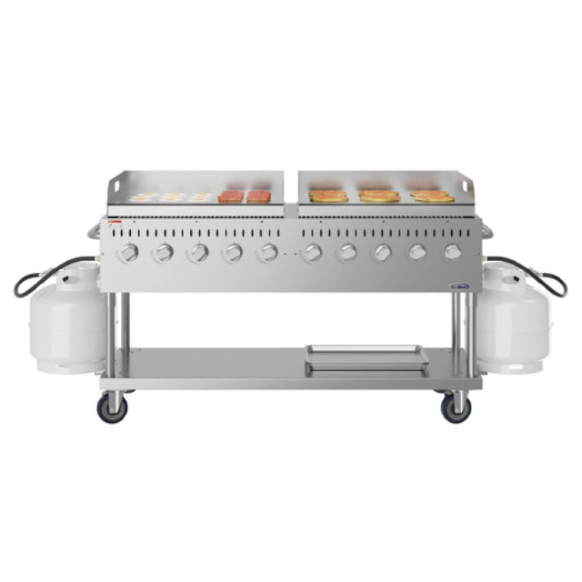 Koolmore CGKIT7-G36G36 Commercial Outdoor Grill 72-2/5"W X 23-1/5"D X 40-4/5"H