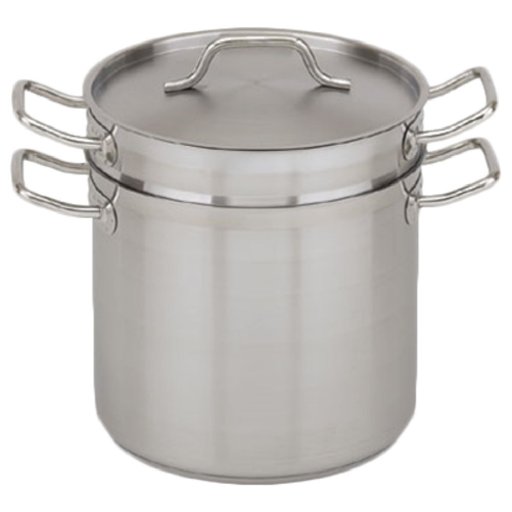 Royal Industries ROY SS DB 12 Double Boiler 12 Qt. Anti-corrosive Properties