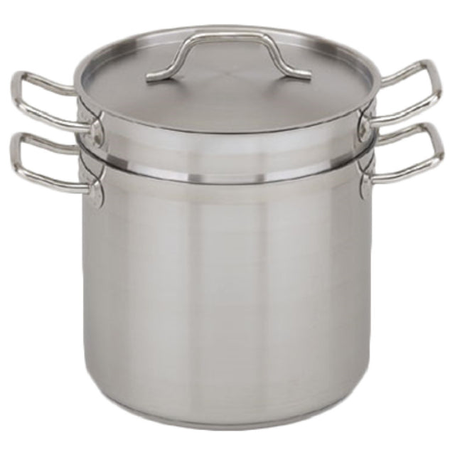 Royal Industries ROY SS DB 12 Double Boiler 12 Qt. Anti-corrosive Properties