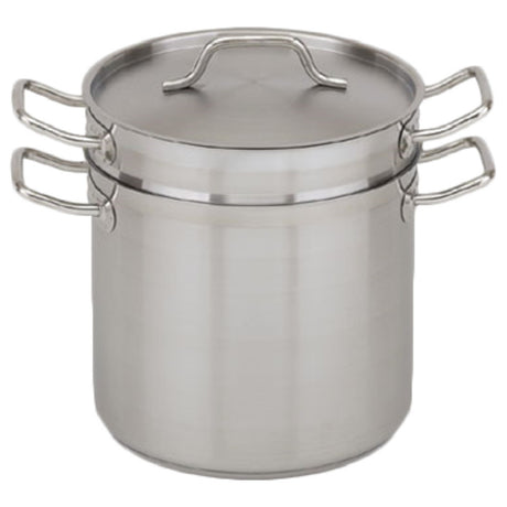 Royal Industries ROY SS DB 20 Double Boiler 20 Qt. Anti-corrosive Properties