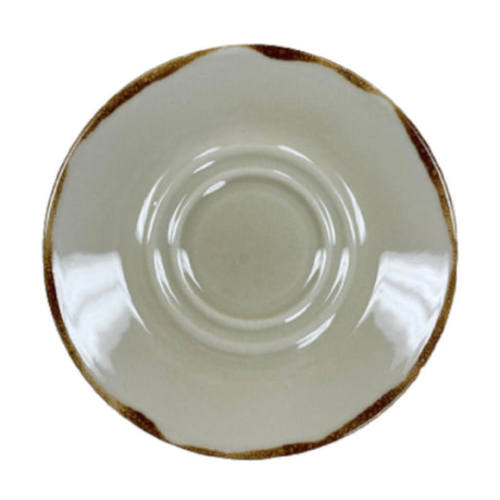 Tableware Solutions USA 51RUS010-196 Saucer 6-1/2" Dia. Double-well