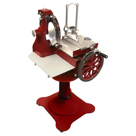 Arcobaleno Pasta Equipment AV350 Volano Fly Wheel Slicer 13-7/10" Blade 10-3/4" X 9-1/2" Cutting Size