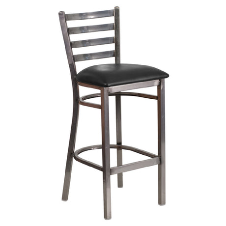 Flash Furniture XU-DG697BLAD-CLR-BAR-BLKV-GG Hercules Series Restaurant Bar Stool