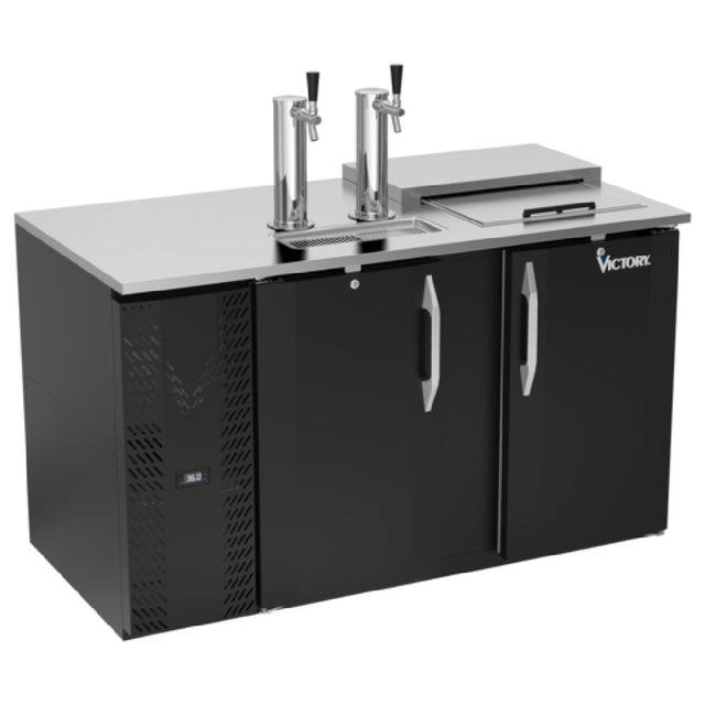 Victory VDD58HC-C-B - Direct Draw Dispenser, Club Top, 58"W X 30-1/8"D X 49-5/16"H