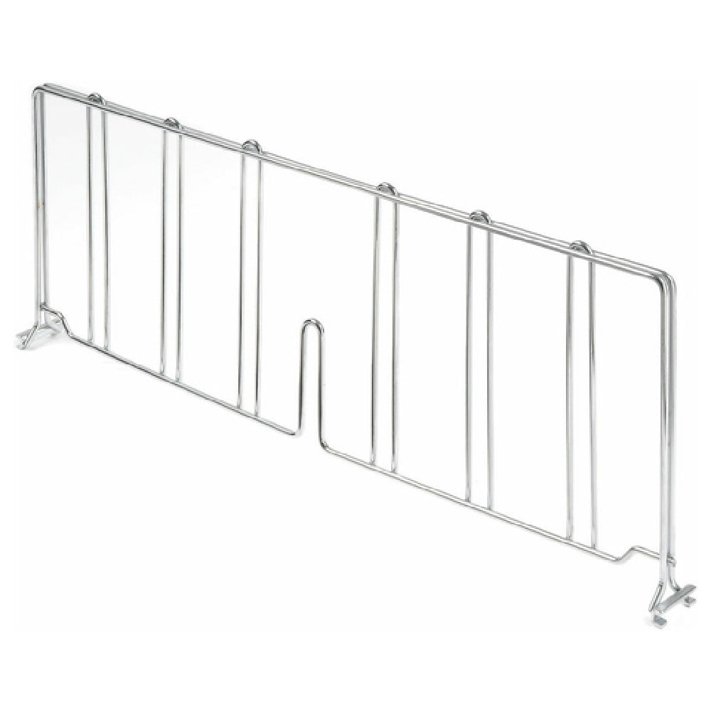 Klinger's Trading SDIVIDER24-CHROME Shelf Divider For Wire Shelves 24"W X 9-1/2"H