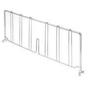 Klinger's Trading SDIVIDER24-CHROME Shelf Divider For Wire Shelves 24"W X 9-1/2"H