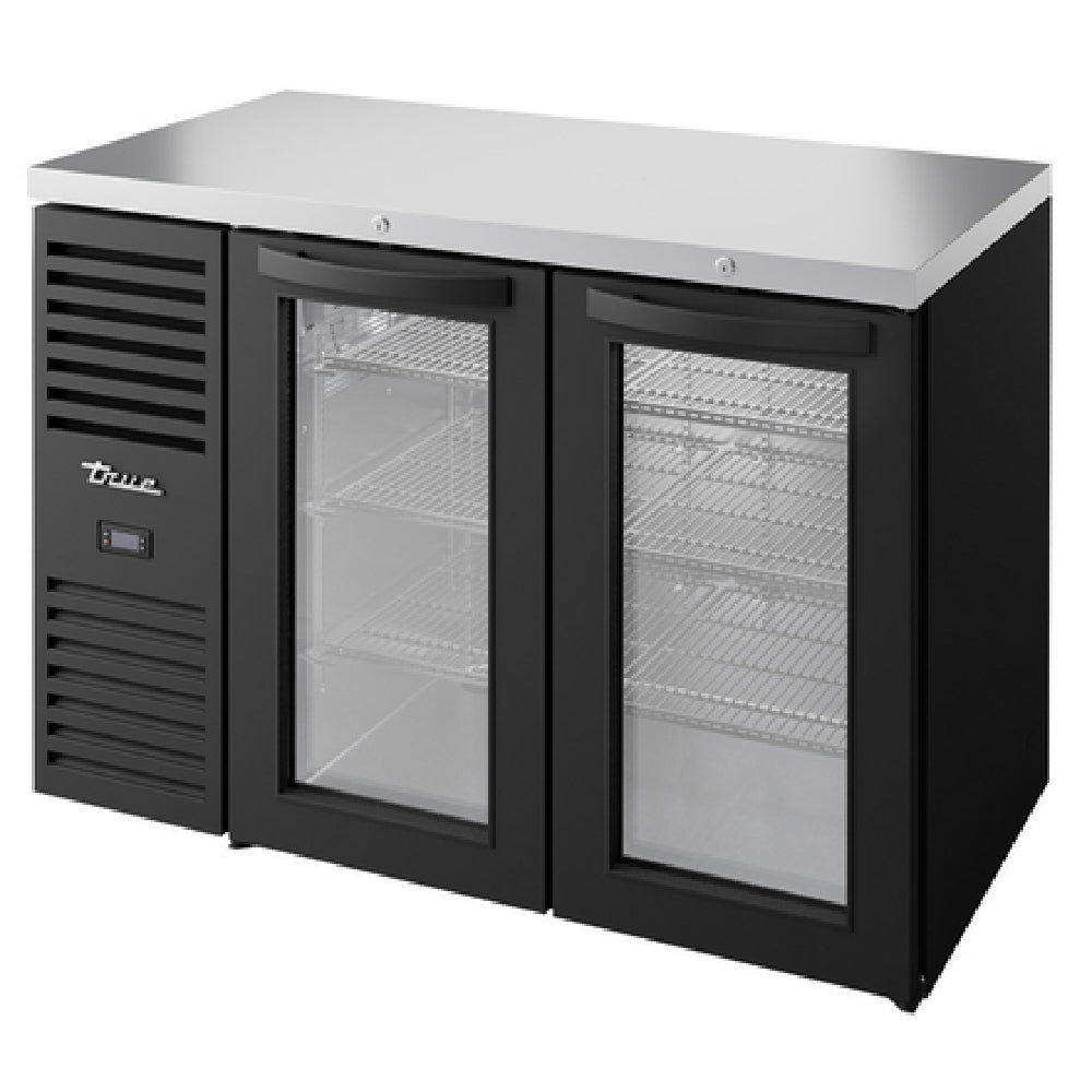 True Refrigeration TBR48-RISZ1-L-B-GG-1 Refrigerated Back Bar Cooler Two-section