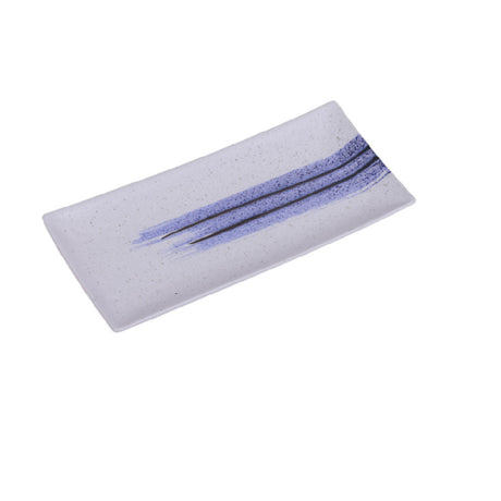 Yanco OC-3110 Ocean Sushi Plate 10"L X 4-1/4"W Rectangular