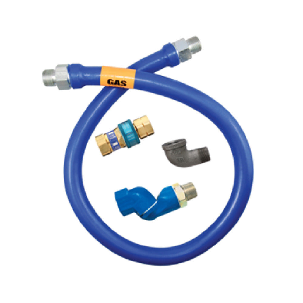 Dormont 1675BPQS60 Dormont Blue Hose™ Moveable Gas Connector Hose Assembly 3/4" Inside Dia.