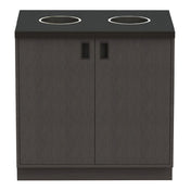 Hubert 45848 - Expressly Hubert® Micro Market Trash Bin, 36"W X 26 3/4"D X 36"H