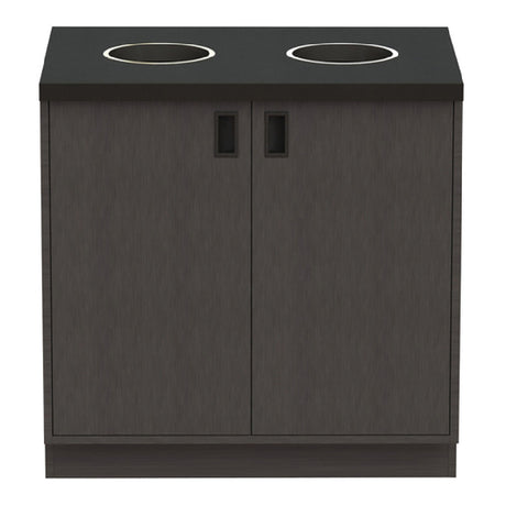 Hubert 45848 - Expressly Hubert® Micro Market Trash Bin, 36"W X 26 3/4"D X 36"H