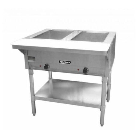 Empura Equipment E-ST-120/2 Stainless Steel Steam Table 2-wells 120V