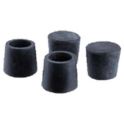 Franklin Machine Products 183-1159 Leg Covers Rubber Black (4 Each Per Pack)