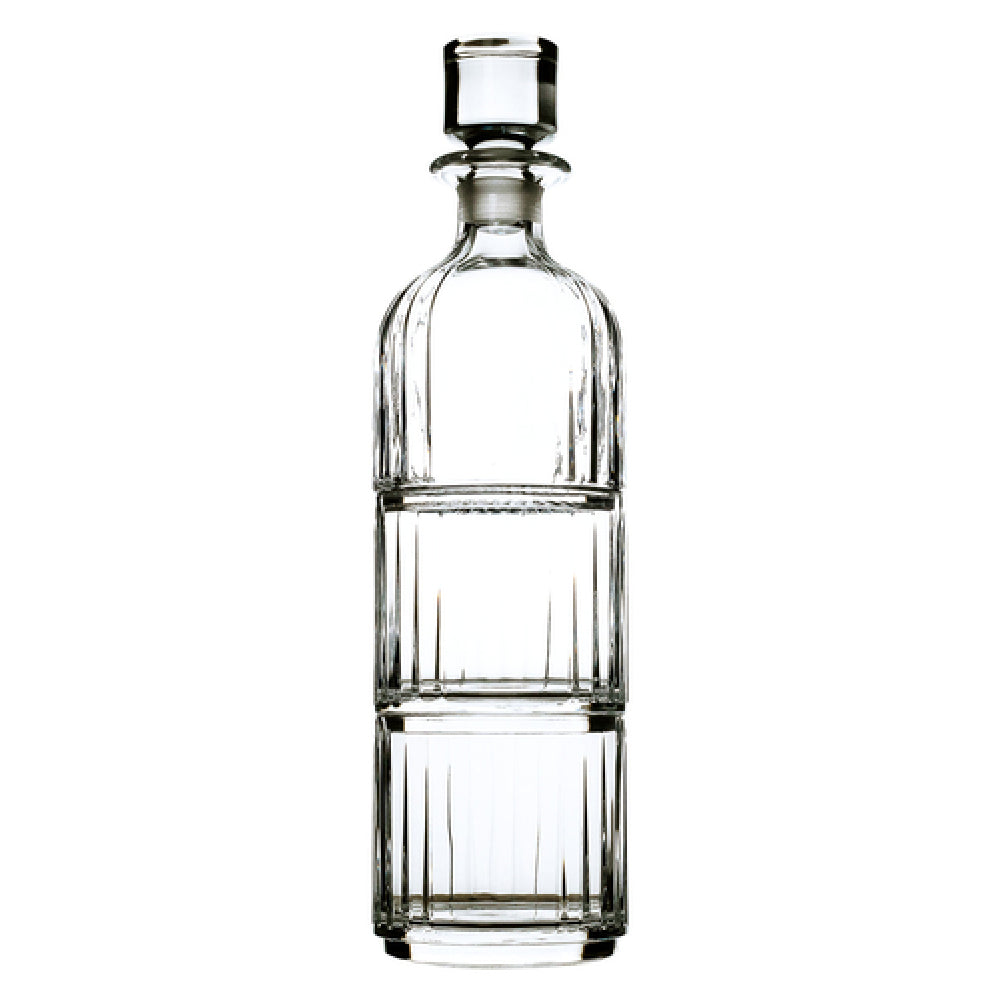 Hospitality Brands HGR25535-006 Legend Glassware Legend Stack Whisky Decanter & Tumblers Set