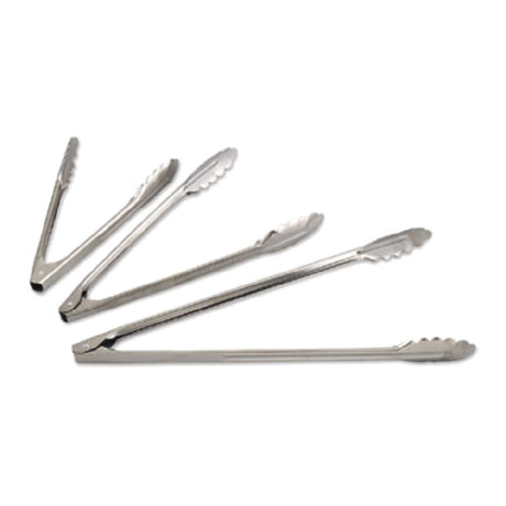 Alegacy Foodservice Products 2511 Spring Tongs 9-1/2"L Scalloped Gripping Edge