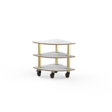 Steelite MGCMLX04CBXH - Modular Classic Corner Unit White Carrera Brushed B, Modular