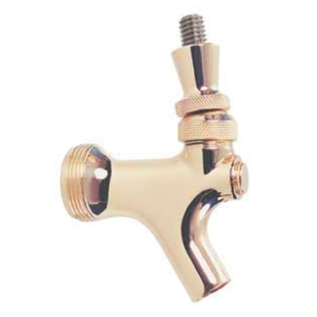 Micro Matic 4933BR Standard Faucet Polished Brass Stainless Steel Lever