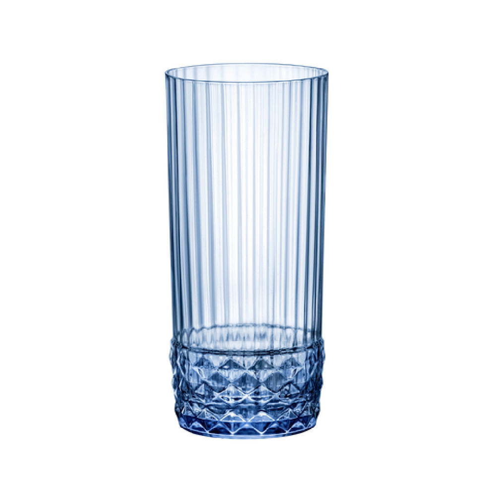 Steelite 49212Q946 Cooler Glass 16-1/2 Oz. (H 6-1/4" M 3" T 3" B 2-1/2") Sapphire Blue