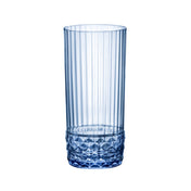 Steelite 49212Q946 Cooler Glass 16-1/2 Oz. (H 6-1/4" M 3" T 3" B 2-1/2") Sapphire Blue
