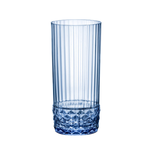 Steelite 49212Q946 Cooler Glass 16-1/2 Oz. (H 6-1/4" M 3" T 3" B 2-1/2") Sapphire Blue