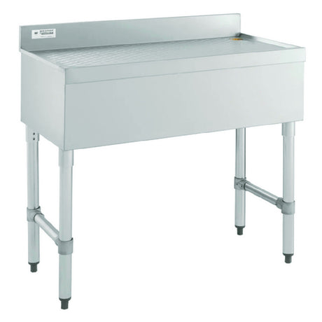 Hubert 86715 - Kratos Underbar Drainboard With 3" Backsplash, 24"x18", Stainless Steel