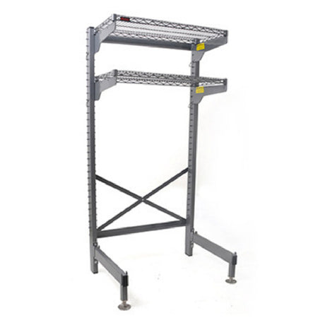 Eagle Q3036V76-OS Q-LEVER Overhead Storage Station Includes: (2) Uprights With Valu-Master® Gray Epoxy Finish