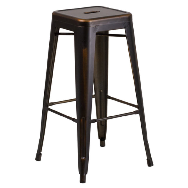 Flash Furniture ET-BT3503-30-COP-GG Bar Stool 500 Lb. Weight Capacity Backless