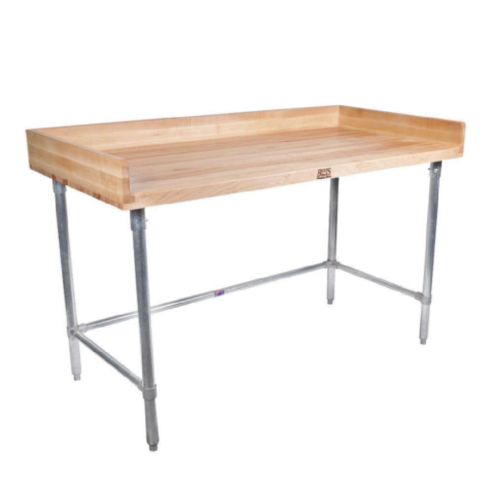 John Boos DNB14 Work Table Baker's Top 60"W X 36"D X 39-1/4"H Overall Size