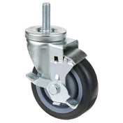 Component Hardware Group CMT1-4PBB 4 In Thrd Caster W/brake 1/2 In Thread