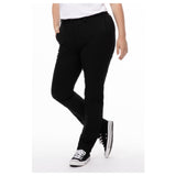 Chef Works PEC02W-BLK-18 Chino Stretch Pants Four-way Stretch Fabric Two Back Inset Pockets With Button Closure