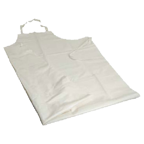 Franklin Machine Products 133-1406 Apron 45"L X 35"W With (2) 22-1/2" Cloth Waist Ties And (1) 28" Vinyl Adjustable Neck Strap