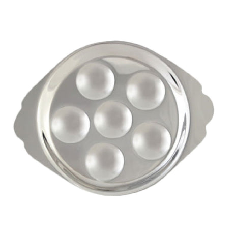 Thunder Group SLSN006D Snail Dish 6-wells Stainless Steel (12 Each Minimum Order)