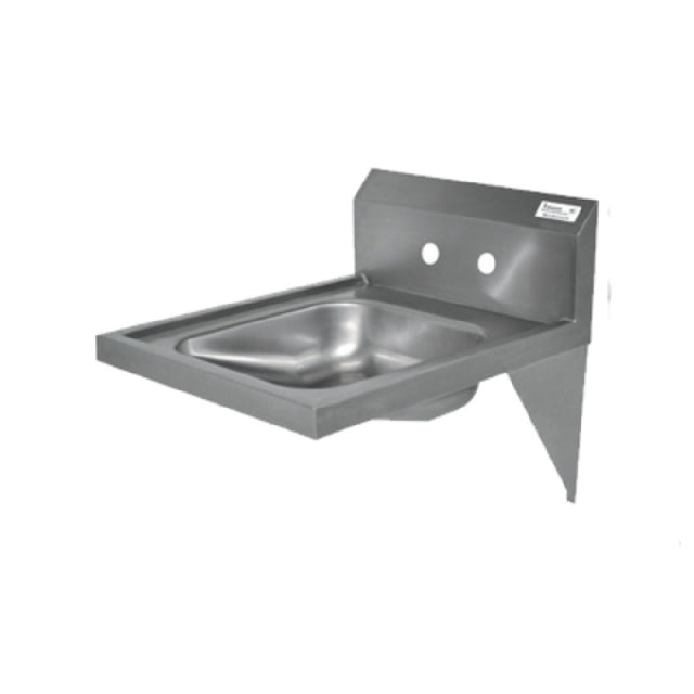 BK Resources BKHS-ADA-S ADA Hand Sink Wall Mount 14" Wide X 16" Front-to-back X 5" Deep Bowl