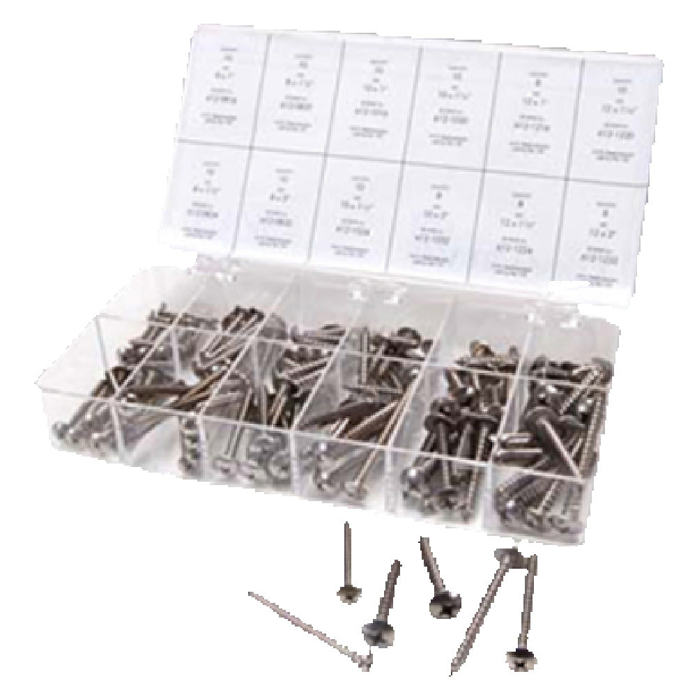 Franklin Machine Products 799-1005 Long Length Sheet Metal Screw Kit Truss Head Phillips Head Screws