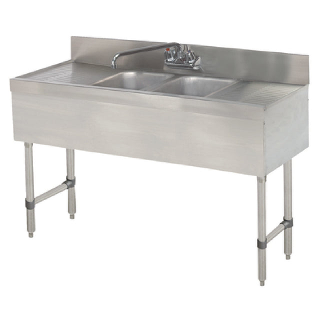 Advance Tabco SLB-42C Special Value Sink Unit 2-compartment 48"W X 18"D X 33"H Overall