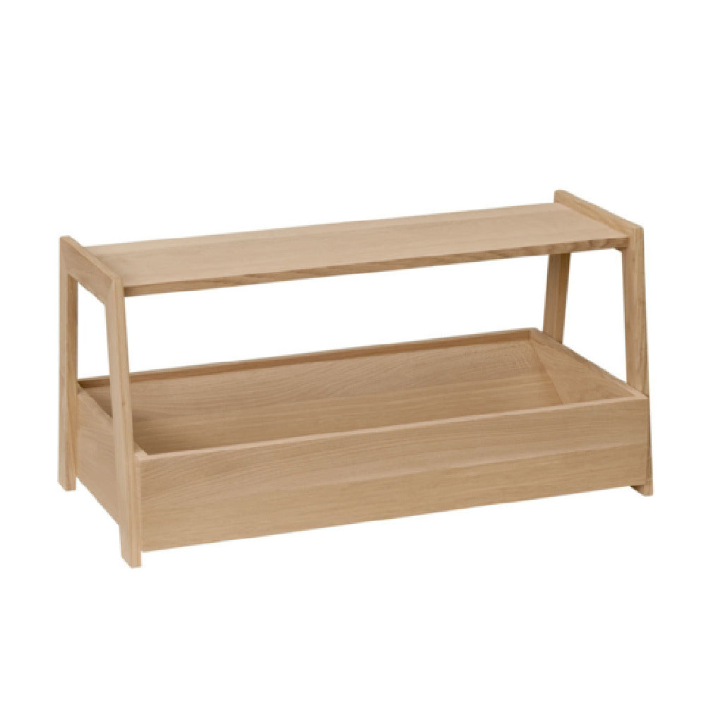Libbey APS 14020 - Valo Wood Tray, 2 Tiers, 21-1/4"L X 10-3/8"W X 10-3/8"H