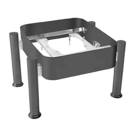 Steelite 5670S571 - Square Stackable GN 1/2 Stand W/Fuel Holder Sandblast, 14.75" X 12.25" X 10.625"