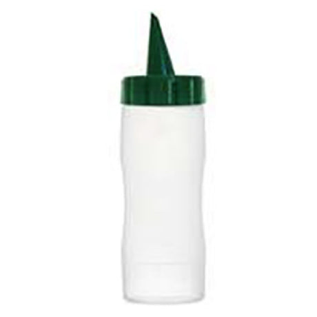 Carlisle 71276 Araven Squeeze Oil/Sauce Bottle 12 Oz. Green Cap