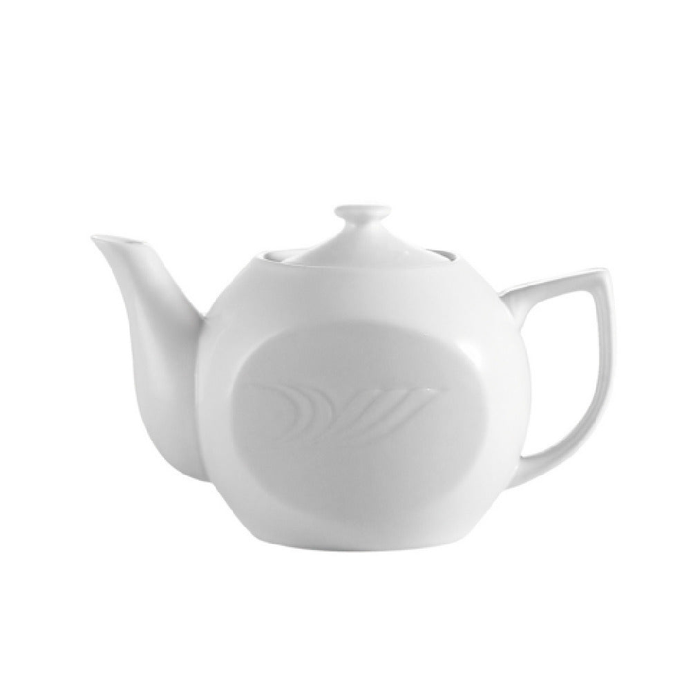 CAC China RSV-TP Roosevelt Teapot 15 Oz. 7"L X 4"W X 4-1/2"H