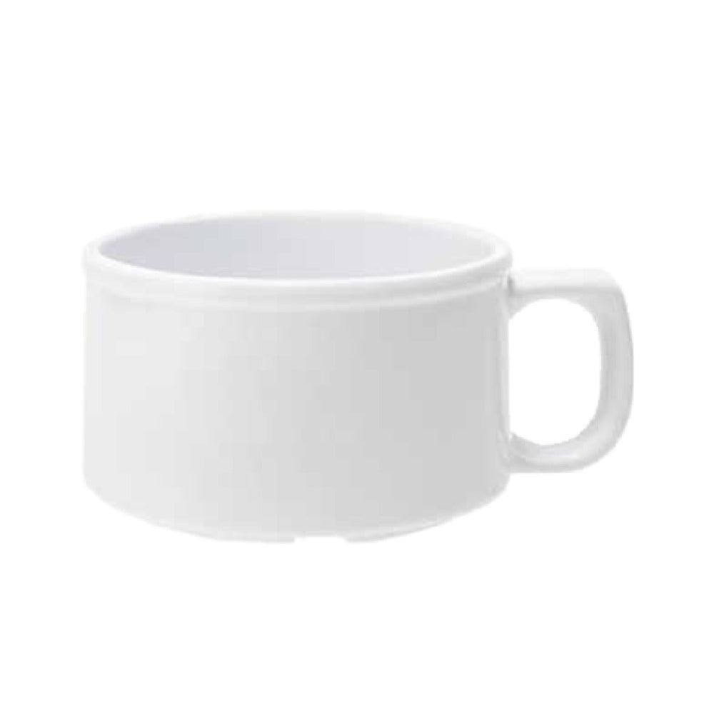 GET Enterprises BF-080-W Diamond White™ Soup Mug 11 Oz. (11.8 Oz. Rim Full) 4" Dia. X 2-1/4"H