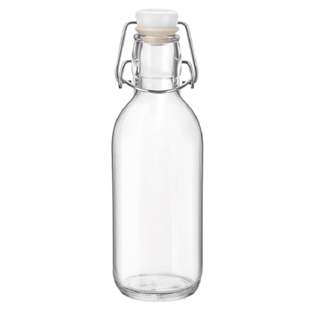 Steelite 49137Q472 Swing Top Bottle 17 Oz. Glass