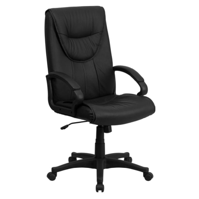 Flash Furniture BT-238-BK-GG Executive Swivel Office Chair 42-1/2" To 47" Adjustable Height