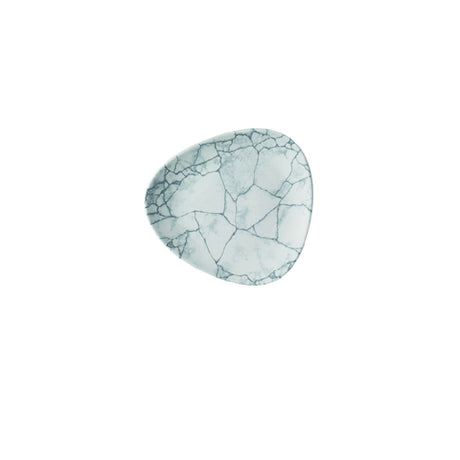 Churchill China KTPGTR7 1 Triangle Plate 7" Dia. Kintsugi Pearl Grey