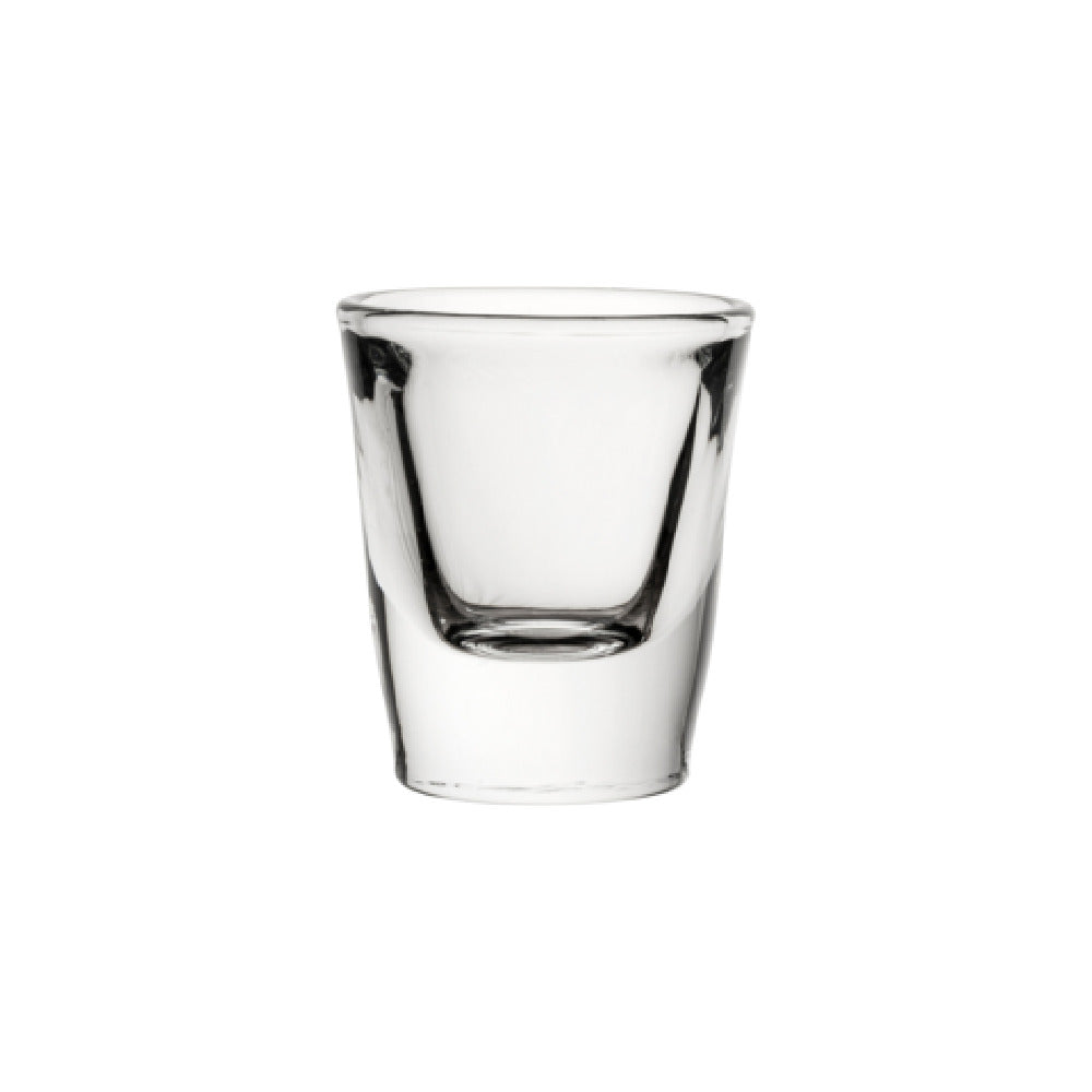 Steelite P52134 Shot Glass 1.0 Oz. (H 2-1/4" M 2" T 2" B 1-1/2") Soda Lime